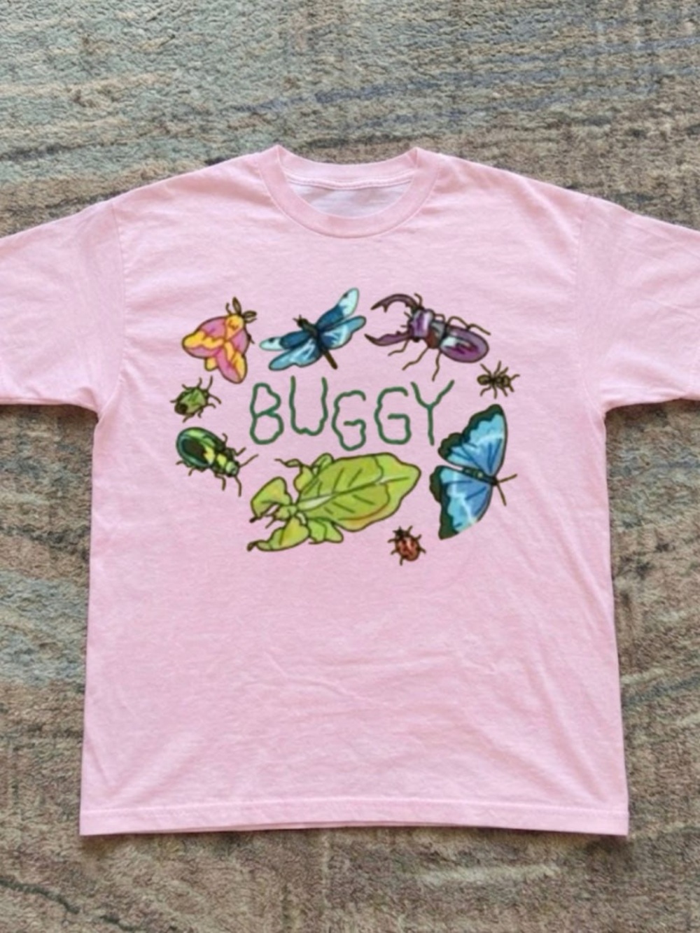Gildan Pink Buggy Graphic Short Sleeve Tee